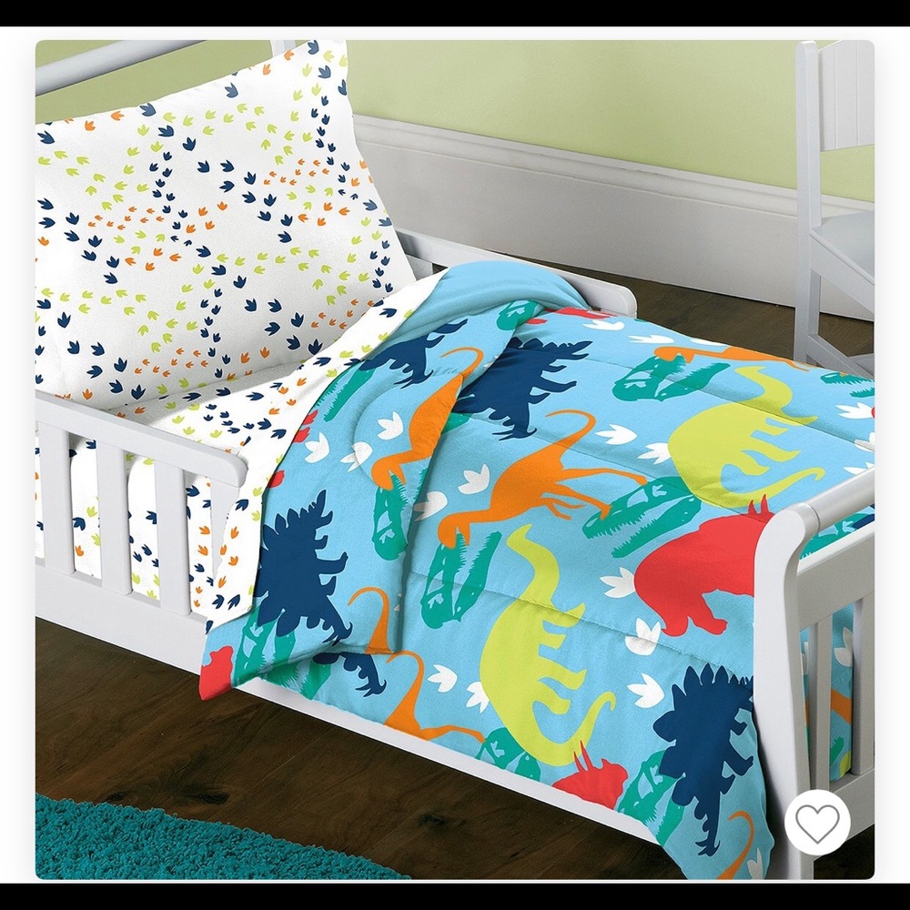 Toddler Dino bedding (sheets and comforter)
